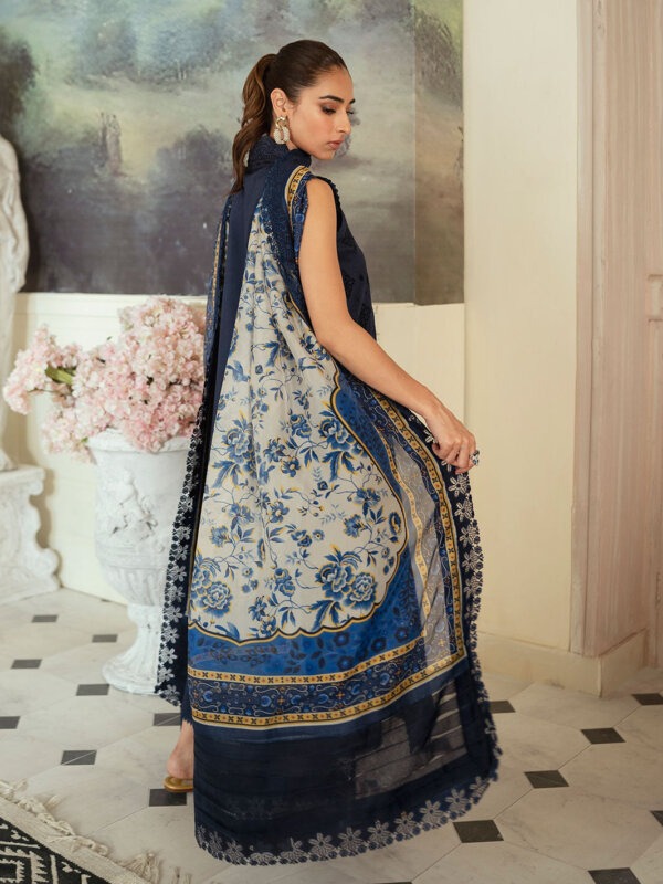 My Fashion Road Faiza Faisal Celine Chikankari Eid Unstitched Collection 2024 | ROMA
