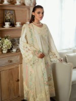 My Fashion Road Faiza Faisal Celine Chikankari Eid Unstitched Collection 2024 | BELLA