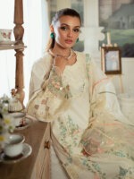 My Fashion Road Faiza Faisal Celine Chikankari Eid Unstitched Collection 2024 | BELLA