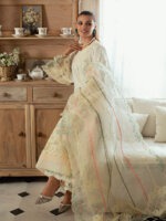 My Fashion Road Faiza Faisal Celine Chikankari Eid Unstitched Collection 2024 | BELLA