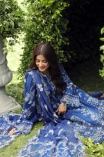 My Fashion Road Qalamkar Festive Unstitched Lawn Suit 2024 | PS-08 My Fashion Road Qalamkar Festive Unstitched Lawn Suit 2024 | PS-08