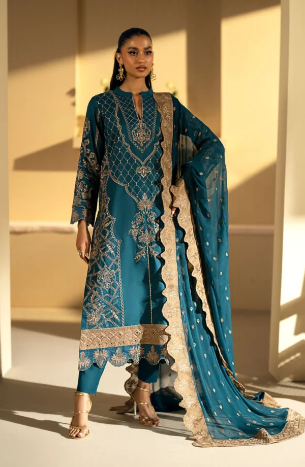 My Fashion Road Maryum & Maria Eid-ul-Azha Luxury Lawn Unstitched Collection 2024  | MS24-640