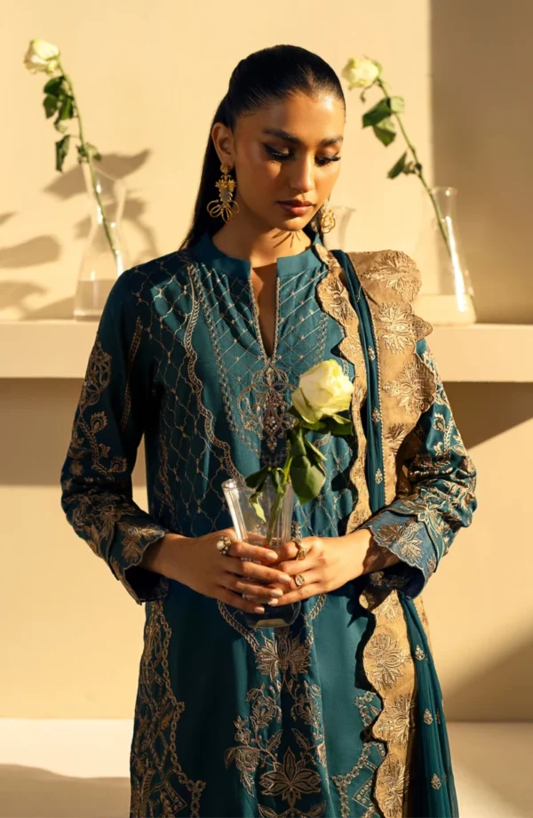My Fashion Road Maryum & Maria Eid-ul-Azha Luxury Lawn Unstitched Collection 2024  | MS24-640
