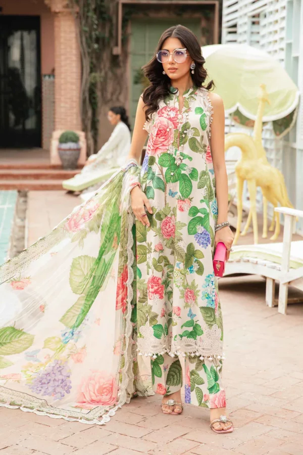 My Fashion Road MARIA B M.Prints | Summer Unstitched Lawn Collection  2024 | Vol 2 | MPT-2210-A