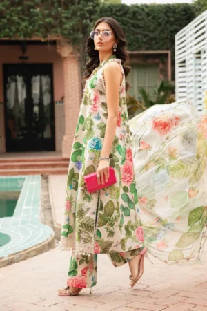 My Fashion Road MARIA B M.Prints | Summer Unstitched Lawn Collection  2024 | Vol 2 | MPT-2210-A
