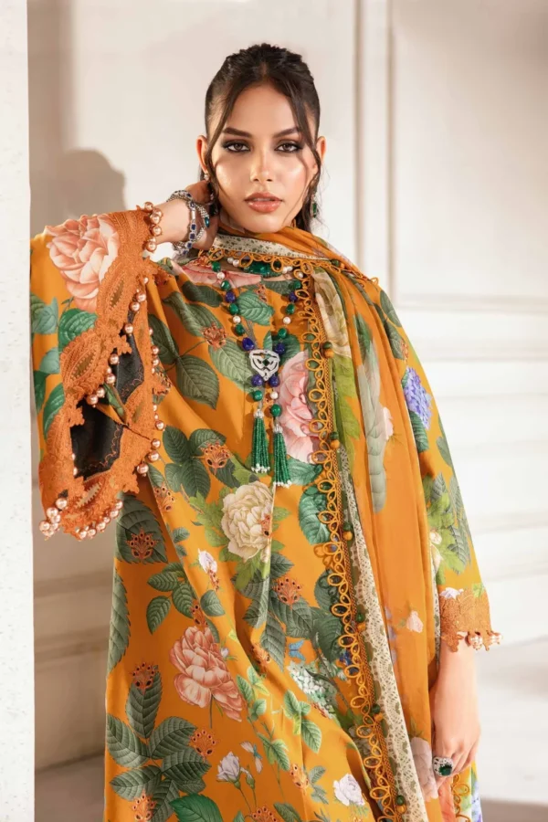 My Fashion Road MARIA B M.Prints | Summer Unstitched Lawn Collection  2024 | Vol 2 | MPT-2210-B