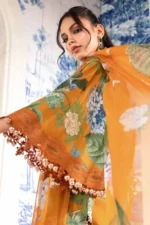 My Fashion Road MARIA B M.Prints | Summer Unstitched Lawn Collection  2024 | Vol 2 | MPT-2210-B