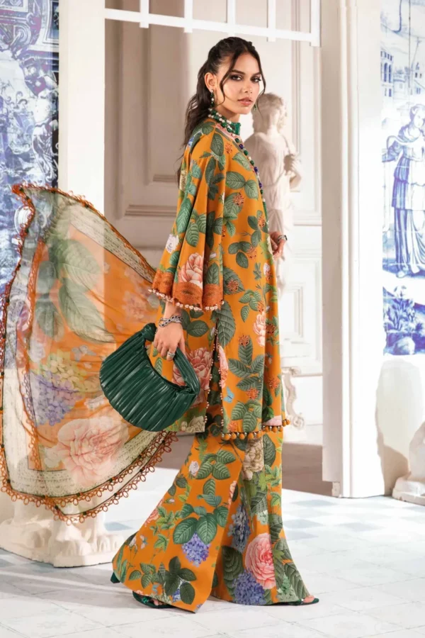 My Fashion Road MARIA B M.Prints | Summer Unstitched Lawn Collection  2024 | Vol 2 | MPT-2210-B