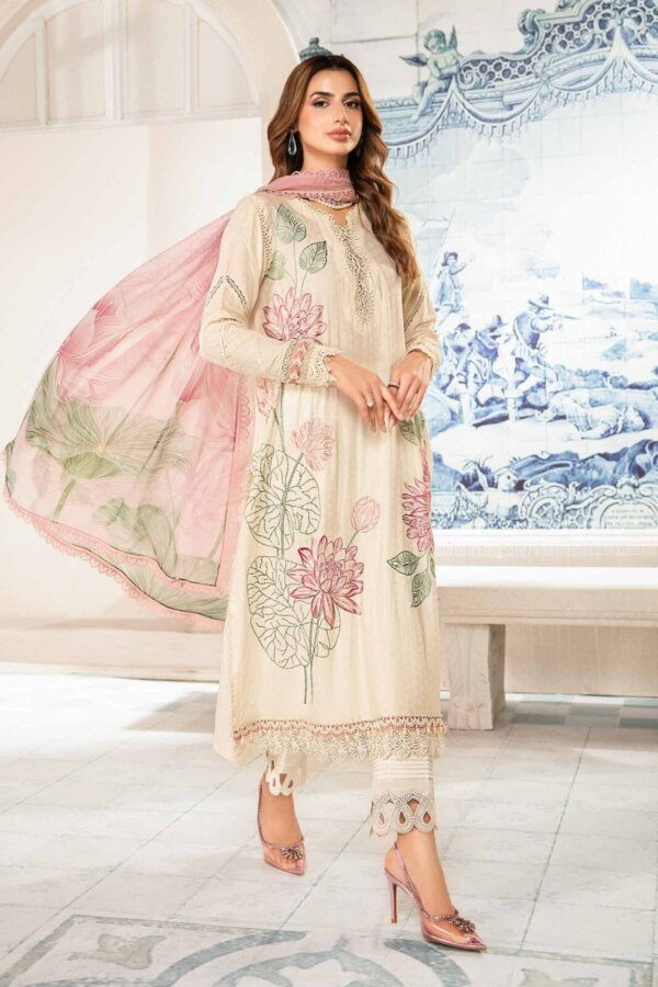 My Fashion Road MARIA B M.Prints | Summer Unstitched Lawn Collection  2024 | Vol 2 | MPT-2201-A