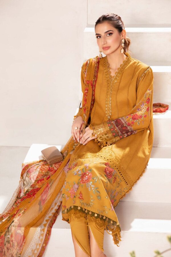 My Fashion Road MARIA B M.Prints | Summer Unstitched Lawn Collection  2024 | Vol 2 | MPT-2202-A