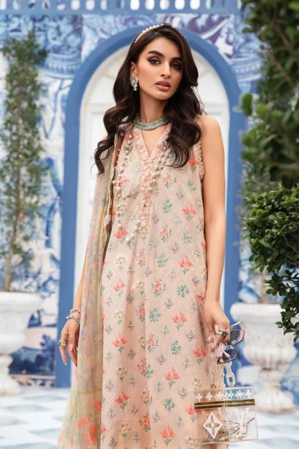My Fashion Road MARIA B M.Prints | Summer Unstitched Lawn Collection  2024 | Vol 2 | MPT-2203-B