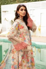 My Fashion Road MARIA B M.Prints | Summer Unstitched Lawn Collection  2024 | Vol 2 | MPT-2204-A