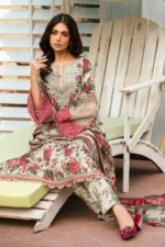 My Fashion Road MARIA B M.Prints | Summer Unstitched Lawn Collection  2024 | Vol 2 | MPT-2204-B