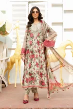 My Fashion Road MARIA B M.Prints | Summer Unstitched Lawn Collection  2024 | Vol 2 | MPT-2204-B