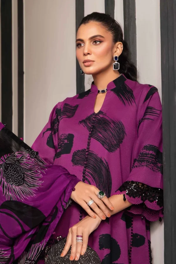 My Fashion Road MARIA B M.Prints | Summer Unstitched Lawn Collection  2024 | Vol 2 | MPT-2205-B