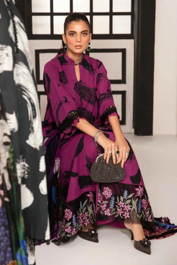 My Fashion Road MARIA B M.Prints | Summer Unstitched Lawn Collection  2024 | Vol 2 | MPT-2205-B