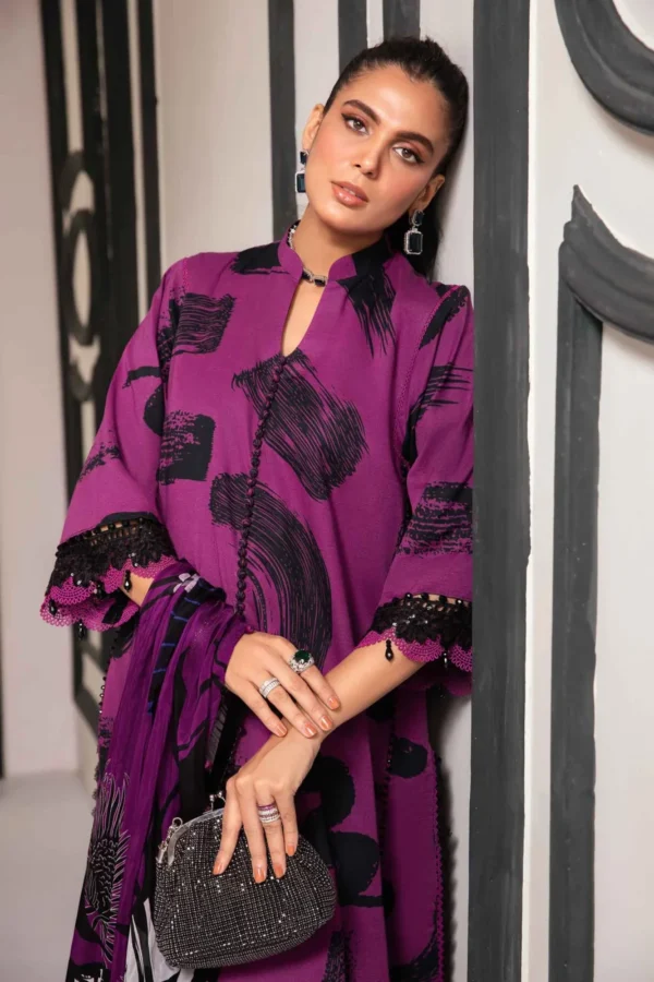 My Fashion Road MARIA B M.Prints | Summer Unstitched Lawn Collection  2024 | Vol 2 | MPT-2205-B