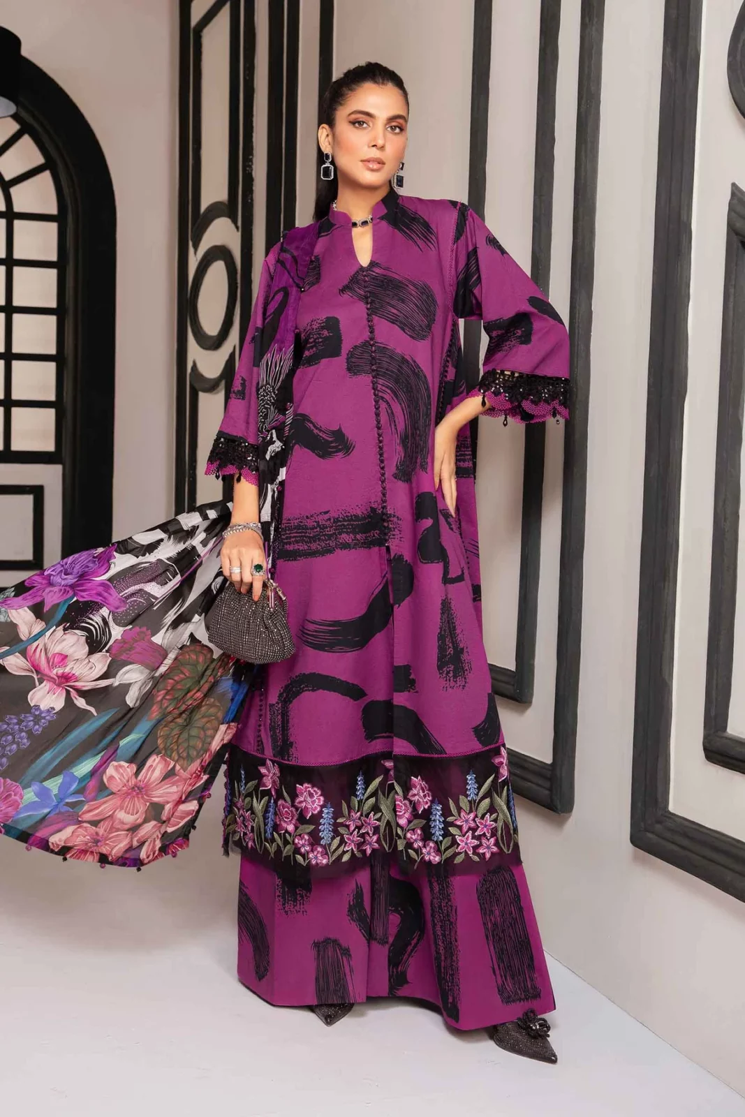 My Fashion Road MARIA B M.Prints | Summer Unstitched Lawn Collection 2024 | Vol 2 | MPT-2205-B My Fashion Road MARIA B M.Prints | Summer Unstitched Lawn Collection 2024 | Vol 2 | MPT-2205-B