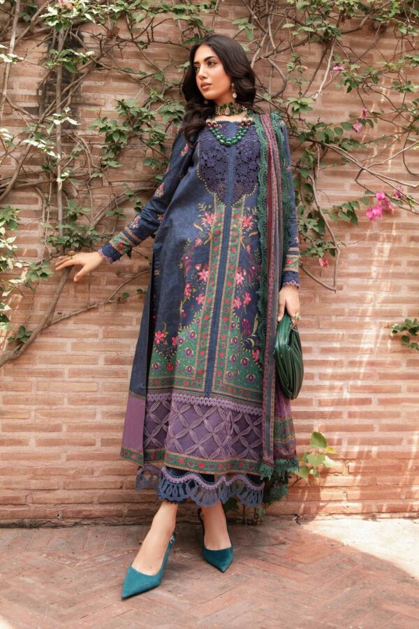 My Fashion Road MARIA B M.Prints | Summer Unstitched Lawn Collection  2024 | Vol 2 | MPT-2206-B