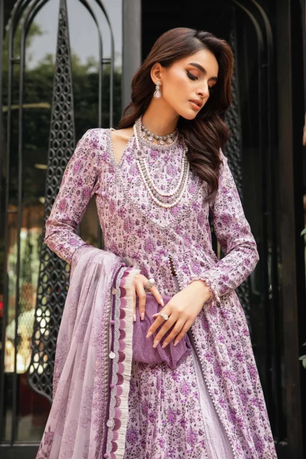 My Fashion Road MARIA B M.Prints | Summer Unstitched Lawn Collection  2024 | Vol 2 | MPT-2207-B