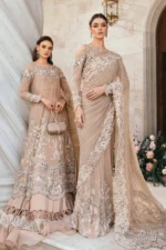 My Fashion Road MARIA B Mbroidered Unstitched Collection 2024 | BD-2801 | Saree