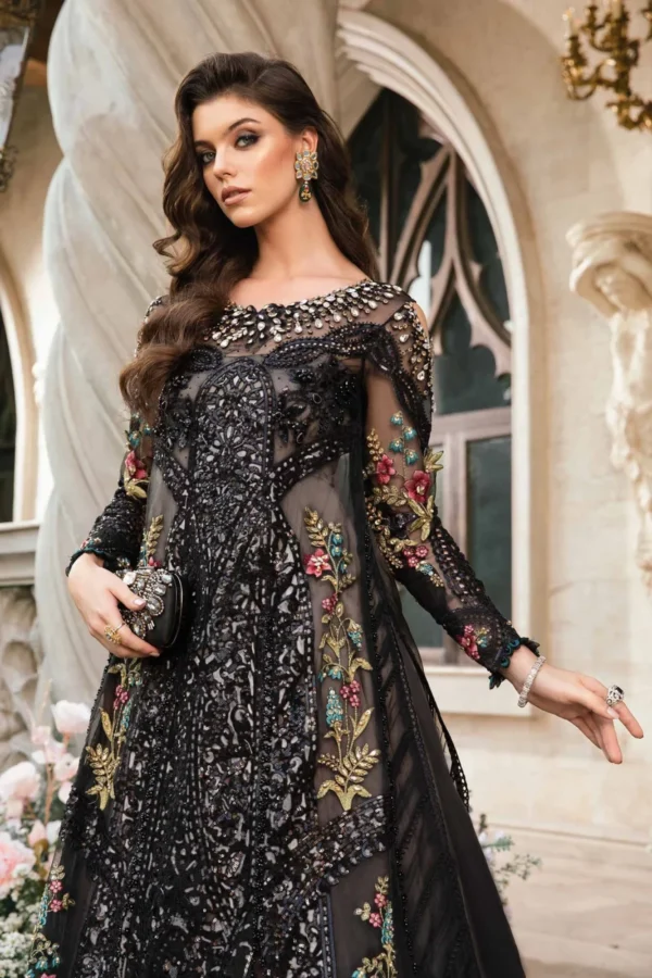 My Fashion Road MARIA B Mbroidered Unstitched Collection 2024 | BD-2802