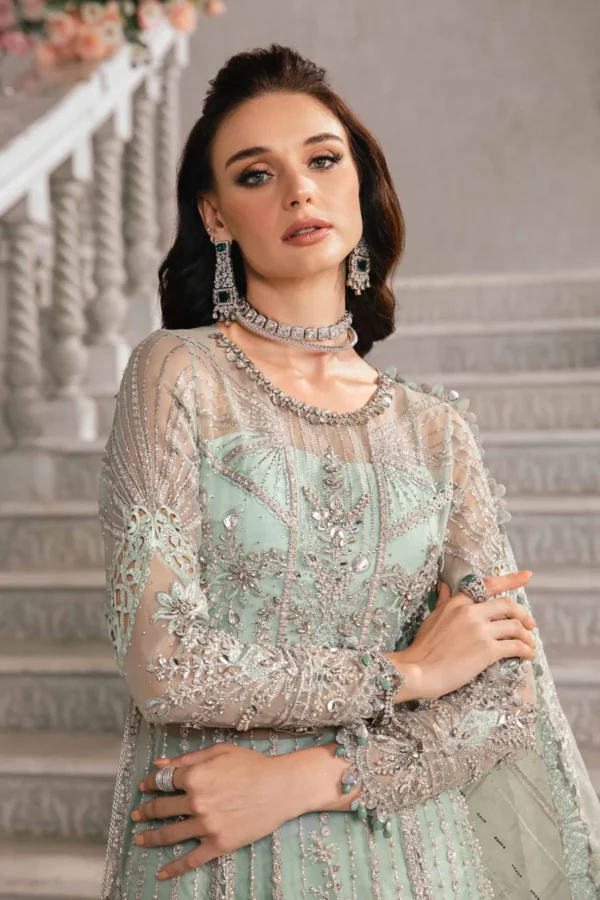 My Fashion Road MARIA B Mbroidered Unstitched Collection 2024 | BD-2803