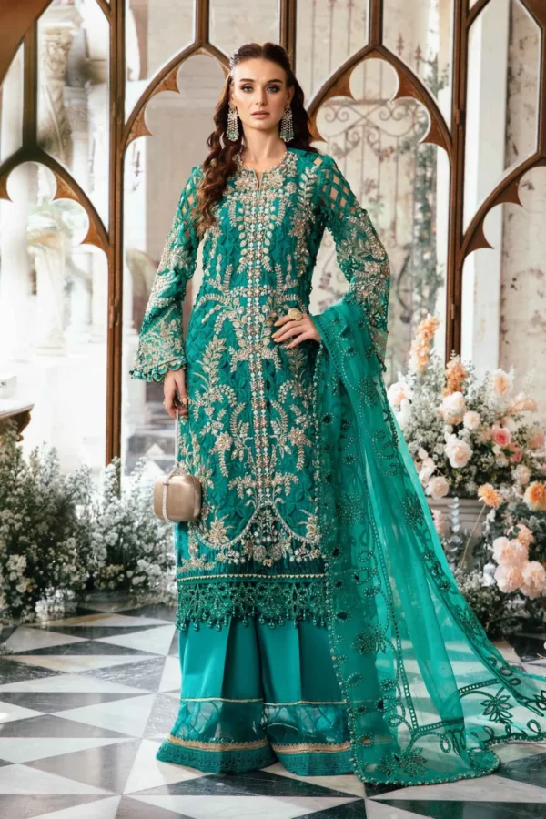 My Fashion Road MARIA B Mbroidered Unstitched Collection 2024 | BD-2806