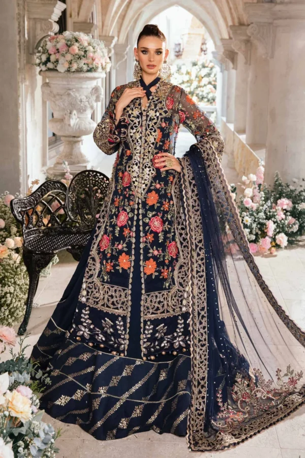 My Fashion Road MARIA B Mbroidered Unstitched Collection 2024 | BD-2808