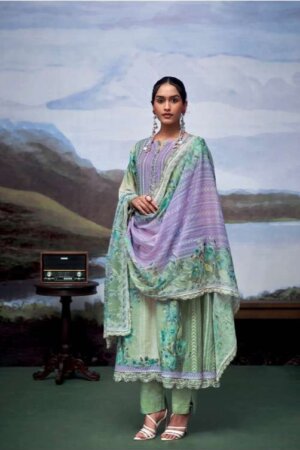 My Fashion Road Kimora Heer Ghati Digital Print Fancy Linen Suits | 9324