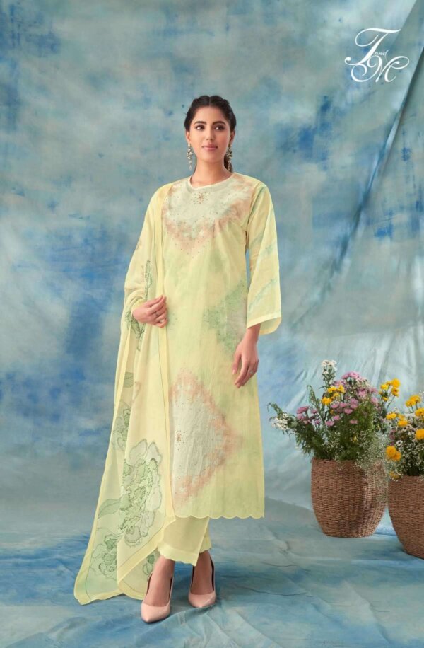 My Fashion Road T And M Designer Jasmine Digital Style Organdy Suits | 1052