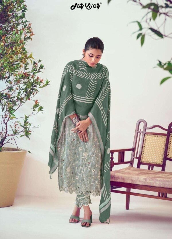 My Fashion Road Jay Vijay Aksara Fancy Cotton Salwar Kameez | 9093