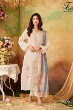 My Fashion Road T And M Designer Qasida Designer Linen Ladies Suit | 2573