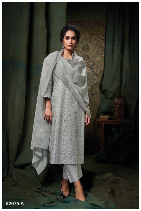 My Fashion Road Ganga Takshvi Printed Premium Cotton Suit | S2675-A