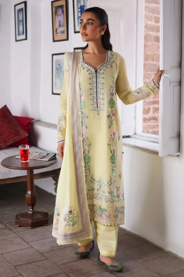 My Fashion Road Zaha Festive Unstitched Lawn Collection 2024 | ZF24-09