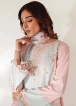 My Fashion Road Qprints By Qalamkar Embroidered Lawn Unstitched Collection 2024 | QLM24QP AR-07 Sabine