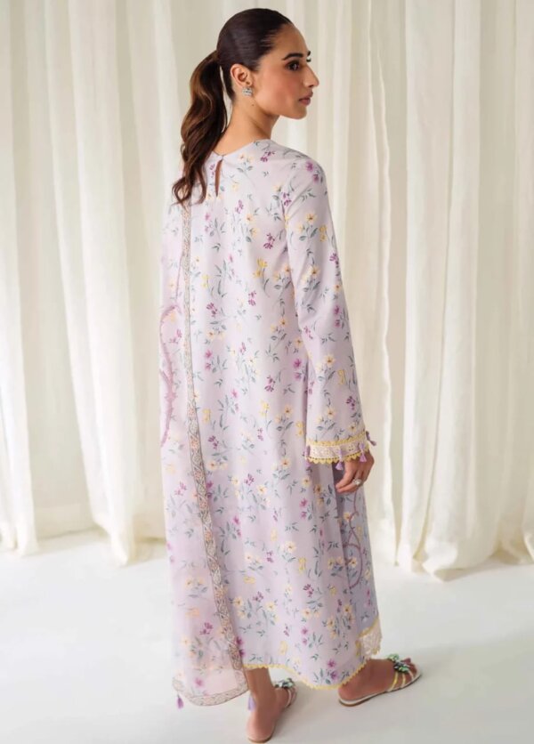 My Fashion Road Qprints By Qalamkar Embroidered Lawn Unstitched Collection 2024 | QLM24QP AR-06 Orane