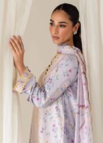 My Fashion Road Qprints By Qalamkar Embroidered Lawn Unstitched Collection 2024 | QLM24QP AR-06 Orane