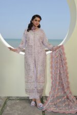 My Fashion Road Maryam Hussain Luxury Lawn Unstitched Collection 2024 | FEROZ