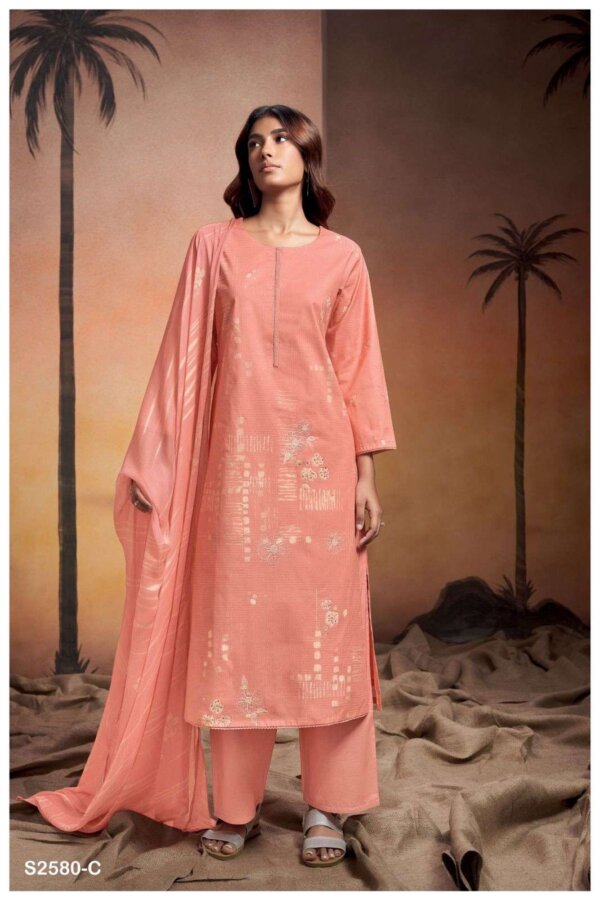 My Fashion Road Ganga Arleth Fancy Ladies Wear Cotton Suit | S2580  – C