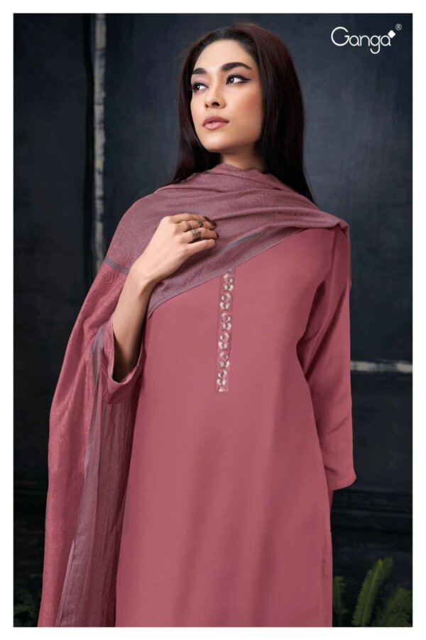 My Fashion Road Ganga Bharvi Fancy Cotton Silk Salwar Suit | S2575-C