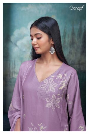 My Fashion Road Ganga Davina Fancy Cotton Silk Suit | S2336-B