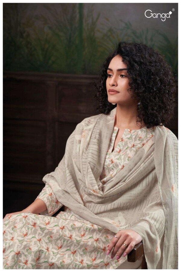 My Fashion Road Ganga Diti Printed Cotton Ganga Suit | S2679 – D