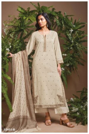 My Fashion Road Ganga Eloraina Premium Collection Cotton Suit   | S2451 – B