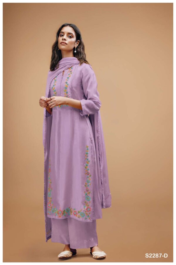 My Fashion Road Ganga Eshit Latest Designs Silk Suits | S2287 – D