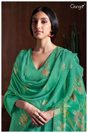My Fashion Road Ganga Fashion Aashi Branded Ganga Suit  | S2730 – D