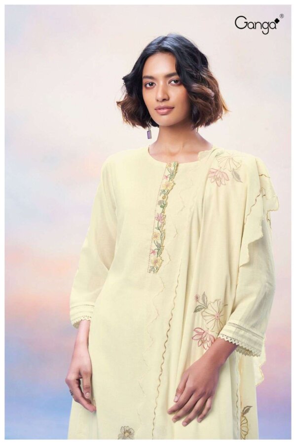 My Fashion Road Ganga Fashion Anwita Premium Designs Fancy Handwork Suit | S2599 – B