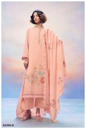 My Fashion Road Ganga Fashion Anwita Premium Designs Fancy Handwork Suit | S2599 – D