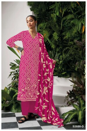 My Fashion Road Ganga Fashion Avika Fancy Printed Cotton suits | 2688 – D