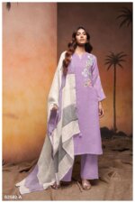 My Fashion Road Ganga Fashion Emberlynn 2582 Latest Designs Linen Suit | S2582-A My Fashion Road Ganga Fashion Emberlynn 2582 Latest Designs Linen Suit | S2582-A